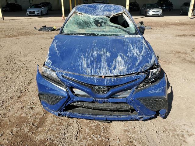 4T1G11AK5PU167003 - 2023 TOYOTA CAMRY SE NIGHT SHADE BLUE photo 5