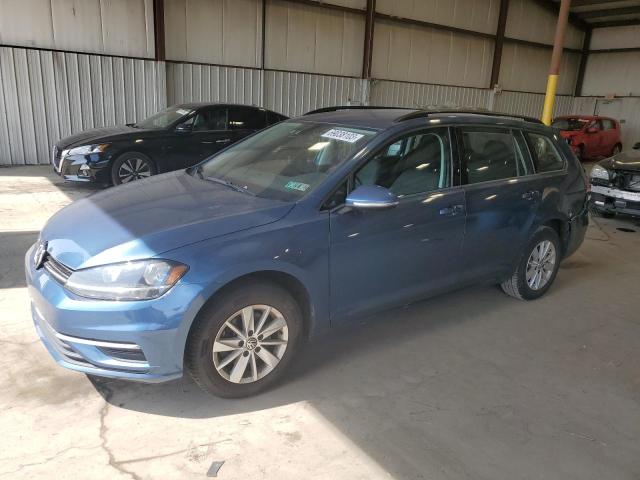 3VWD17AU0JM755265 - 2018 VOLKSWAGEN GOLF SPORT S BLUE photo 1