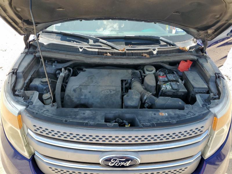1FM5K7B87EGA37553 - 2014 FORD EXPLORER BLUE photo 12
