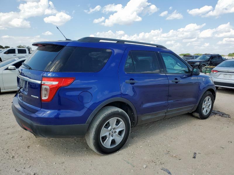 1FM5K7B87EGA37553 - 2014 FORD EXPLORER BLUE photo 3