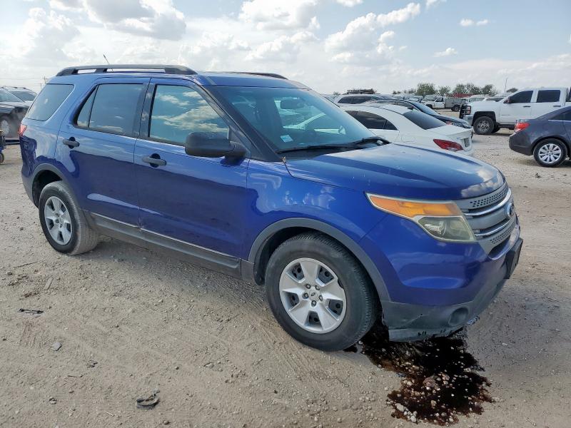 1FM5K7B87EGA37553 - 2014 FORD EXPLORER BLUE photo 4