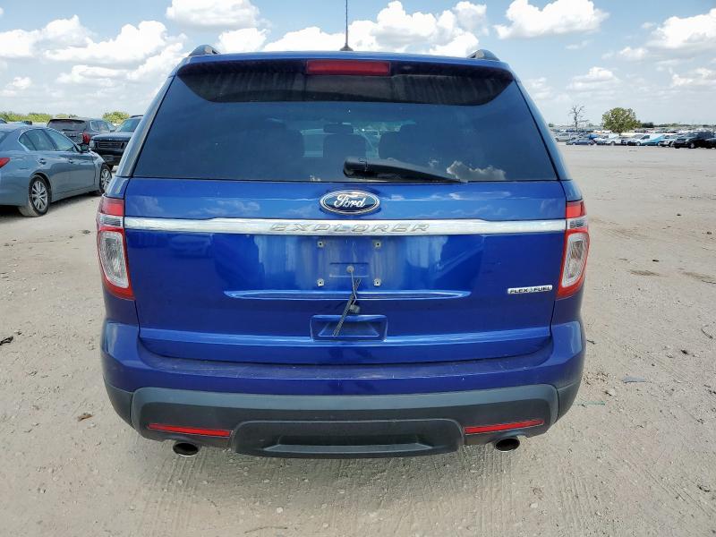 1FM5K7B87EGA37553 - 2014 FORD EXPLORER BLUE photo 6