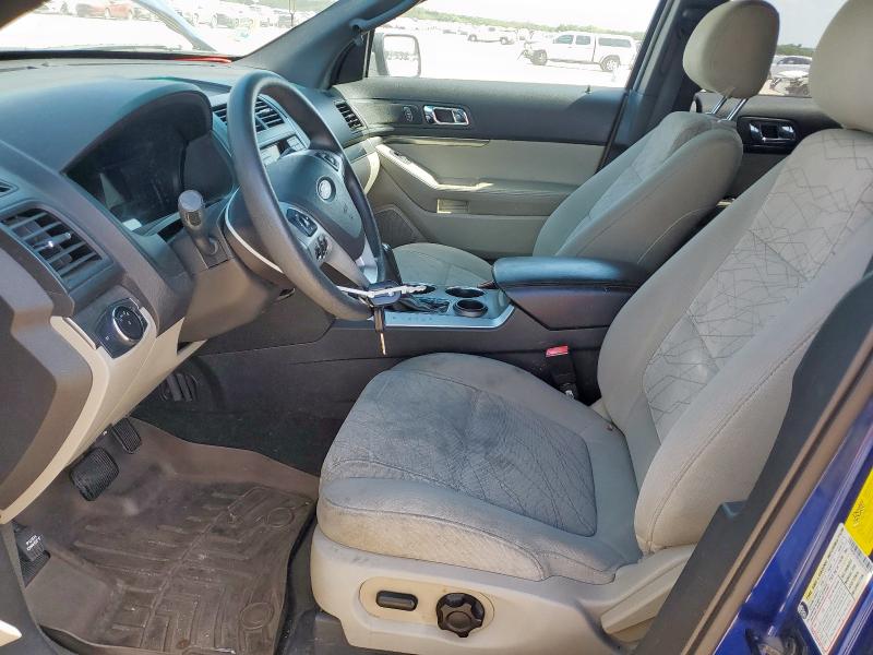 1FM5K7B87EGA37553 - 2014 FORD EXPLORER BLUE photo 7