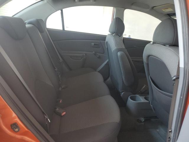 KNADE123986361443 - 2008 KIA RIO BASE ORANGE photo 10