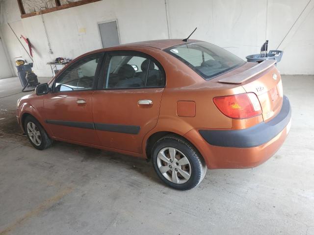 KNADE123986361443 - 2008 KIA RIO BASE ORANGE photo 2