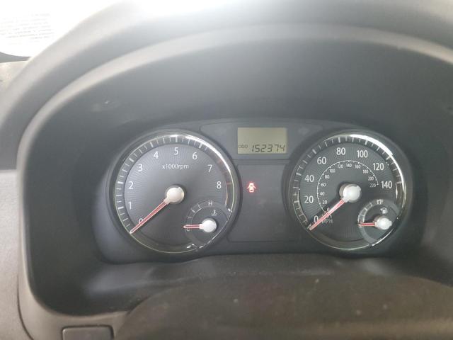 KNADE123986361443 - 2008 KIA RIO BASE ORANGE photo 9