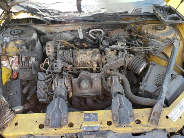 2G1WX15K029328168 - 2002 CHEVROLET MONTE CARLO SS ყვითელი ფოტო 11
