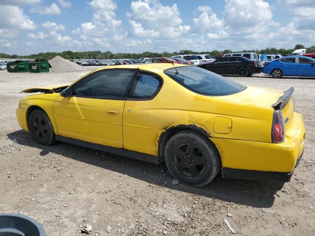 2G1WX15K029328168 - 2002 CHEVROLET MONTE CARLO SS ყვითელი ფოტო 2