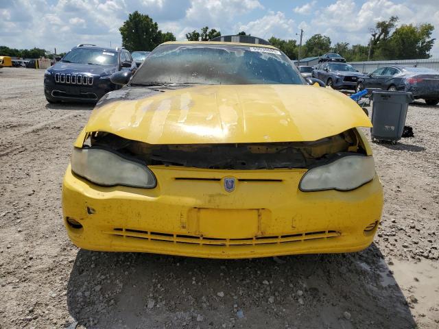 2G1WX15K029328168 - 2002 CHEVROLET MONTE CARLO SS ყვითელი ფოტო 5