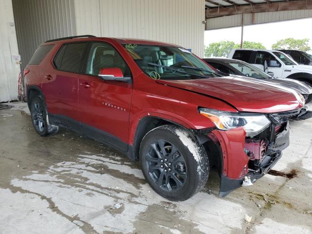 1GNERJKW2MJ164926 - 2021 CHEVROLET TRAVERSE RS BURGUNDY photo 4