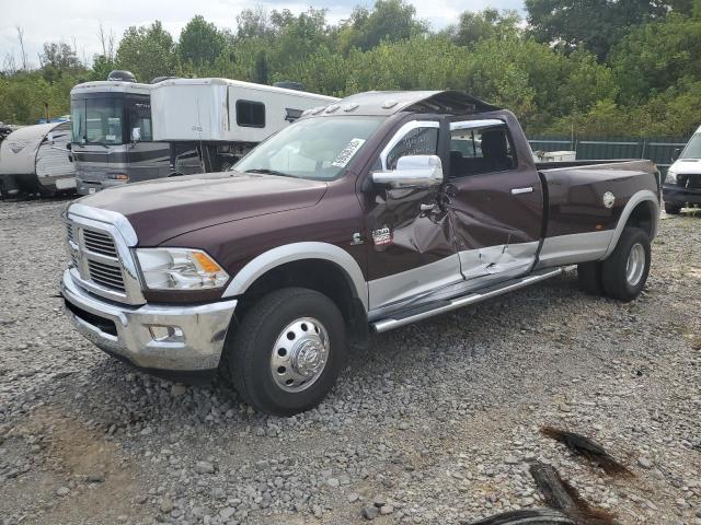 3C63DRJL1CG137311 - 2012 DODGE RAM 3500 LARAMIE MAROON photo 1