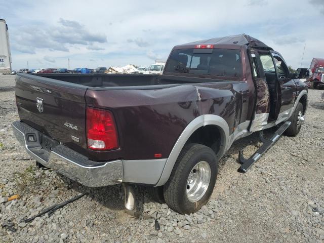 3C63DRJL1CG137311 - 2012 DODGE RAM 3500 LARAMIE MAROON photo 3