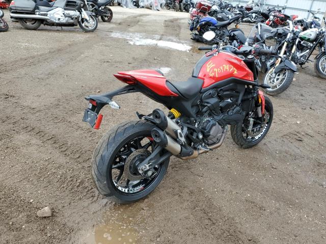 ZDMMAMDTXNB003319 - 2022 DUCATI MONSTER RED photo 4