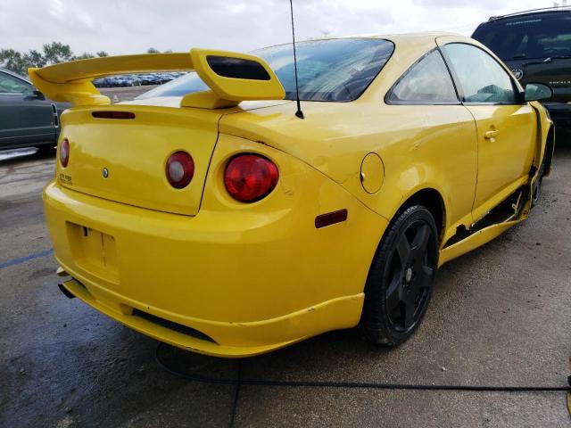 1G1AP14P377100035 - 2007 CHEVROLET COBALT SS SUPERCHARGED YELLOW photo 3