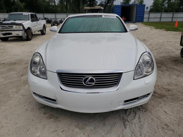 JTHFN45Y779011003 - 2007 LEXUS SC 430 WHITE photo 5