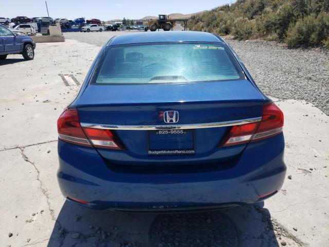 2HGFB2F52DH564187 - 2013 HONDA CIVIC LX BLUE photo 6