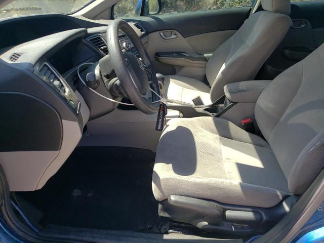 2HGFB2F52DH564187 - 2013 HONDA CIVIC LX BLUE photo 7