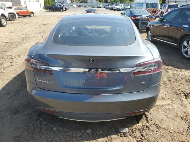 5YJSA1S11EFP33121 - 2014 TESLA MODEL S Մոխրագույն լուսանկար 6