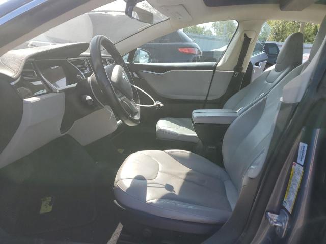 5YJSA1S11EFP33121 - 2014 TESLA MODEL S Մոխրագույն լուսանկար 7