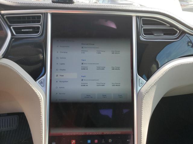 5YJSA1S11EFP33121 - 2014 TESLA MODEL S Մոխրագույն լուսանկար 9