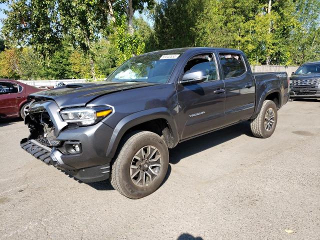 3TMCZ5AN1PM618770 - 2023 TOYOTA TACOMA DOUBLE CAB GRAY photo 1