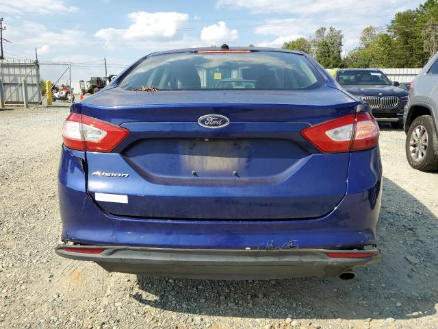 1FA6P0G70F5103428 - 2015 FORD FUSION S BLUE photo 6