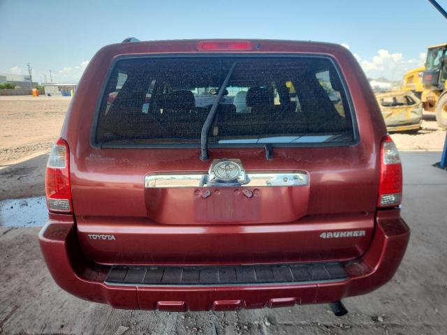 JTEZU14R068056598 - 2006 TOYOTA 4RUNNER SR5 RED photo 6
