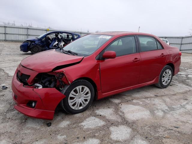 1NXBU40E09Z093054 - 2009 TOYOTA COROLLA BASE RED photo 1