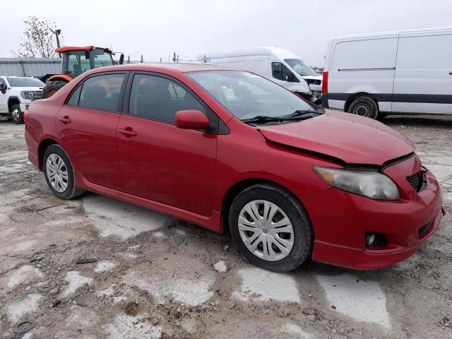 1NXBU40E09Z093054 - 2009 TOYOTA COROLLA BASE RED photo 4