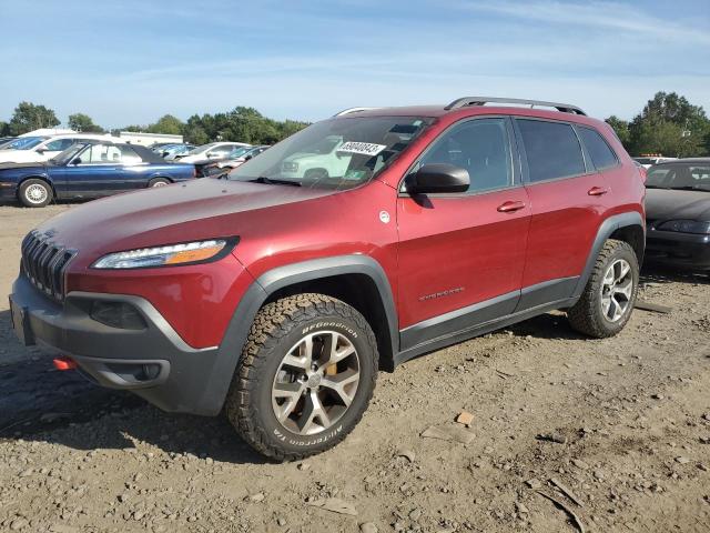 1C4PJMBS3FW716897 - 2015 JEEP CHEROKEE TRAILHAWK RED photo 1