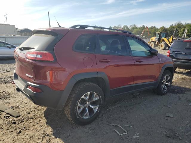 1C4PJMBS3FW716897 - 2015 JEEP CHEROKEE TRAILHAWK RED photo 3