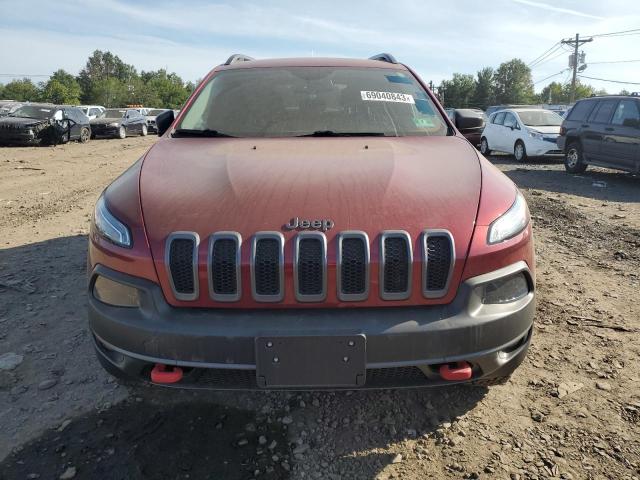 1C4PJMBS3FW716897 - 2015 JEEP CHEROKEE TRAILHAWK RED photo 5