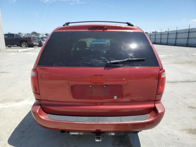 2D4GP44L66R737730 - 2006 DODGE GRAND CARAVAN SXT 红色 照片 6