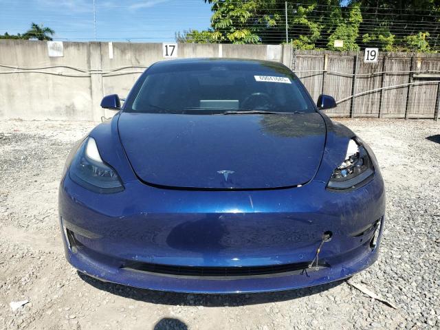 5YJ3E1EA6NF188148 - 2022 TESLA MODEL 3 蓝色 照片 5