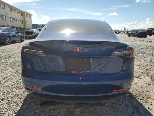 5YJ3E1EA6NF188148 - 2022 TESLA MODEL 3 蓝色 照片 6