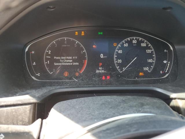 1HGCV2F99MA020538 - 2021 HONDA ACCORD TOURING WHITE photo 9