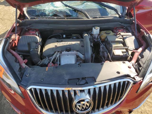 LRBFXESX4HD146532 - 2017 BUICK ENVISION PREMIUM წითელი ფოტო 11
