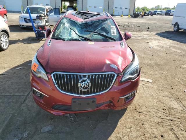 LRBFXESX4HD146532 - 2017 BUICK ENVISION PREMIUM წითელი ფოტო 5