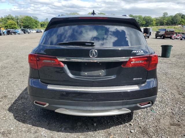 5FRYD4H48EB010918 - 2014 ACURA MDX TECHNOLOGY BLACK photo 6