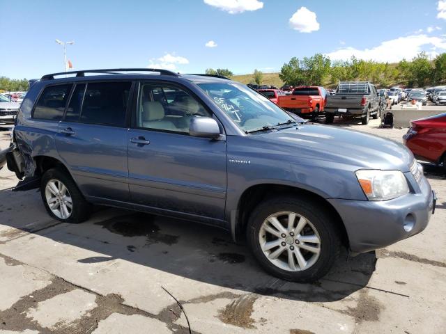 JTEEW21A760025151 - 2006 TOYOTA HIGHLANDER HYBRID BLUE photo 4