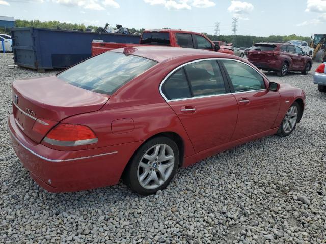 WBAHL83528DT11351 - 2008 BMW 750 I RED photo 3