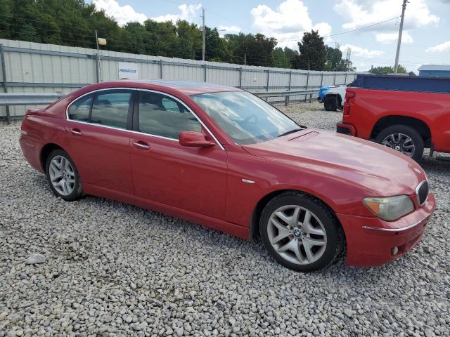 WBAHL83528DT11351 - 2008 BMW 750 I RED photo 4