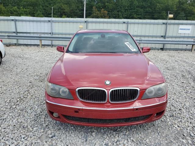 WBAHL83528DT11351 - 2008 BMW 750 I RED photo 5