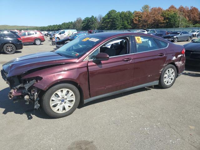 3FA6P0G77DR160560 - 2013 FORD FUSION S BURGUNDY photo 1