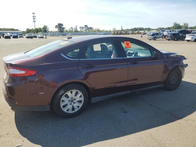 3FA6P0G77DR160560 - 2013 FORD FUSION S BURGUNDY photo 3