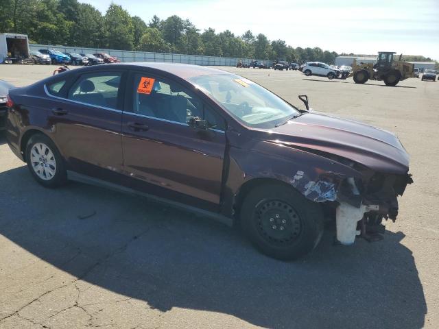 3FA6P0G77DR160560 - 2013 FORD FUSION S BURGUNDY photo 4