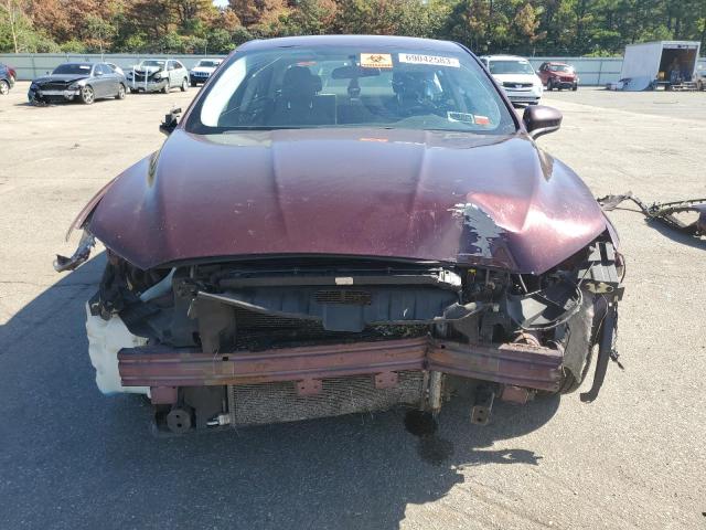 3FA6P0G77DR160560 - 2013 FORD FUSION S BURGUNDY photo 5