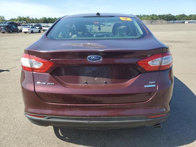 3FA6P0G77DR160560 - 2013 FORD FUSION S BURGUNDY photo 6