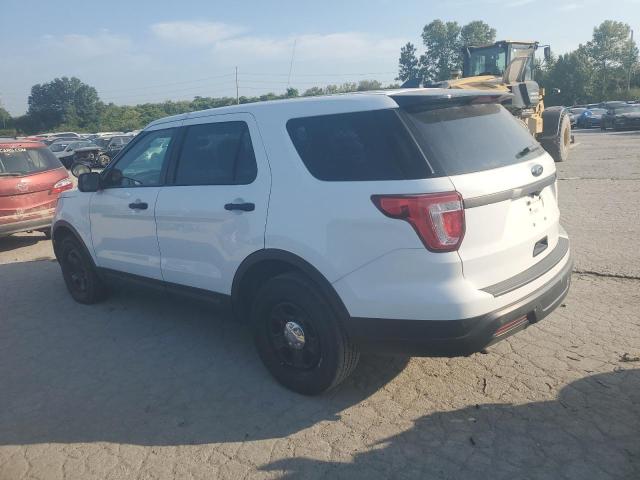 1FM5K8AR0JGB58922 - 2018 FORD EXPLORER POLICE INTERCEPTOR WHITE photo 2