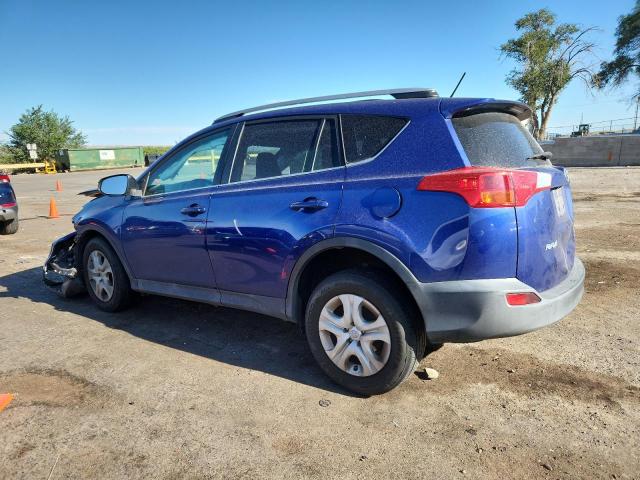 2T3BFREV0FW342875 - 2015 TOYOTA RAV4 LE BLUE photo 2